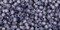 Toho 11/0 Round Japanese Seed Bead, #2124, Silver Lined Milky Lavender, 13 grams